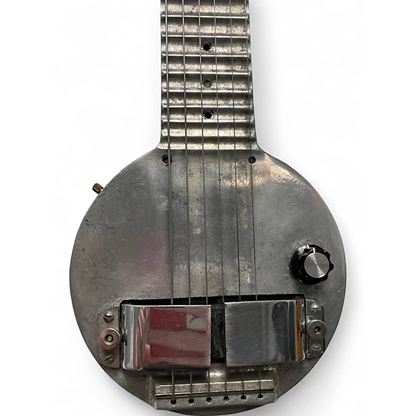 Vintage 1930s Rickenbacker A22 FRYING PAN Chrome Silver Lap Steel 4 Vintage 1930s Rickenbacker A22 FRYING PAN Chrome Silver Lap Steel