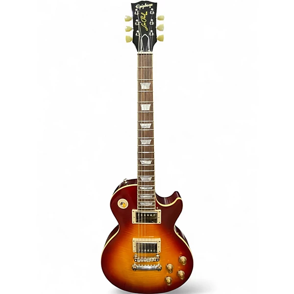 Used Epiphone INSPIRED BY GIBSON 1959 LES PAUL STANDARD 2 Color Sunburst Solid Body Electric Guitar