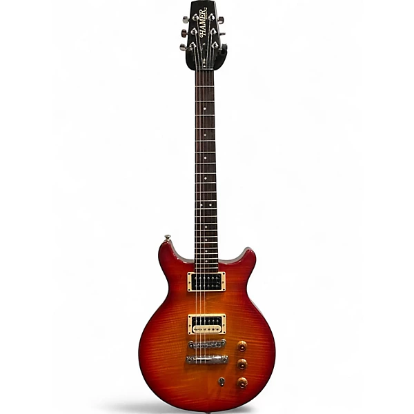 Used 1993 Hamer USA Special Doublecut Heritage Cherry Sunburst Solid Body Electric Guitar