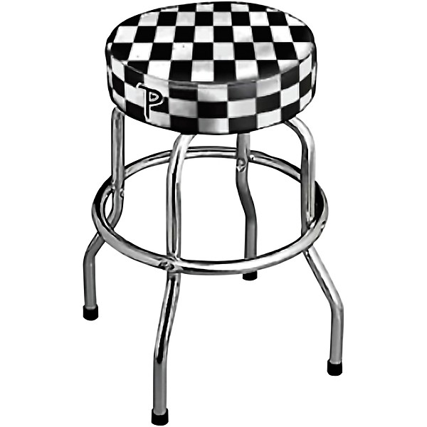 Perri's 24 Black and White Checkered Bar Stool