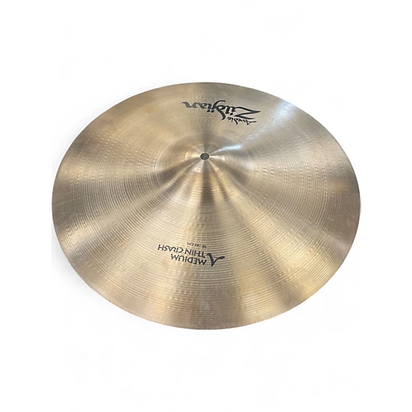 Used Zildjian 18in A Series Medium Thin Crash Cymbal 4 Used Zildjian 18in A Series Medium Thin Crash Cymbal