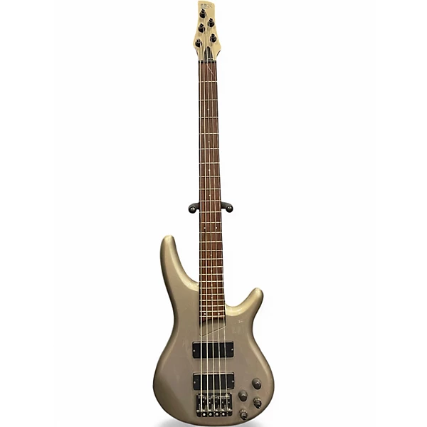 Used Ibanez SR885 Gray Electric Bass Guitar