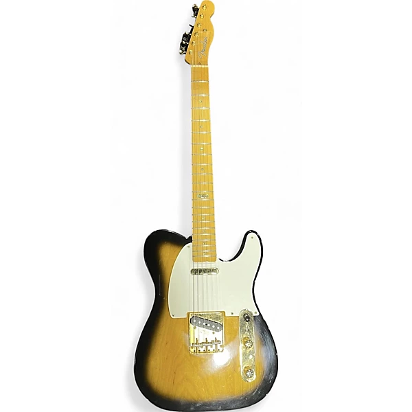 Vintage 1998 Fender COLLECTORS EDITION 2 Tone Sunburst Solid Body Electric Guitar