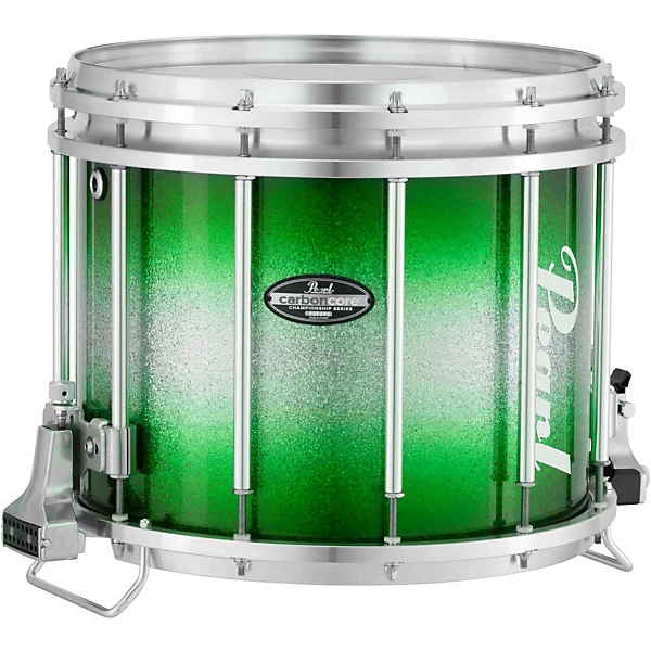 Pearl Championship CarbonCore Varsity FFX Marching Snare Drum Burst Finish 13 x 11 in. Green Silver #969 4 Pearl Championship CarbonCore Varsity FFX Marching Snare Drum Burst Finish 13 x 11 in. Green Silver #969