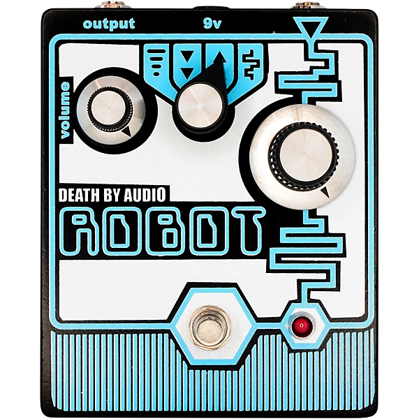 Death By Audio Robot Lo-fi Pitch Shifter Effects Pedal Black and Blue
