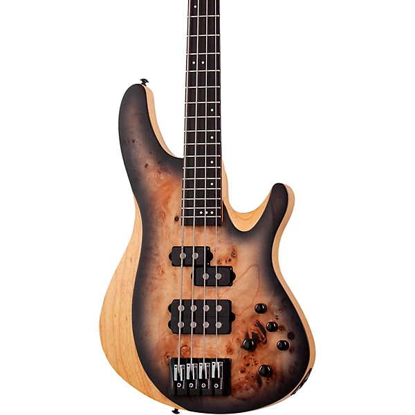 Schecter Guitar Research Reaper-4 Electric Bass Guitar Satin Charcoal Burst 12 Schecter Guitar Research Reaper-4 Electric Bass Guitar Satin Charcoal Burst
