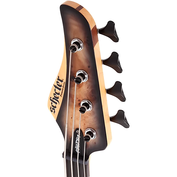 Schecter Guitar Research Reaper-4 Electric Bass Guitar Satin Charcoal Burst 10 Schecter Guitar Research Reaper-4 Electric Bass Guitar Satin Charcoal Burst
