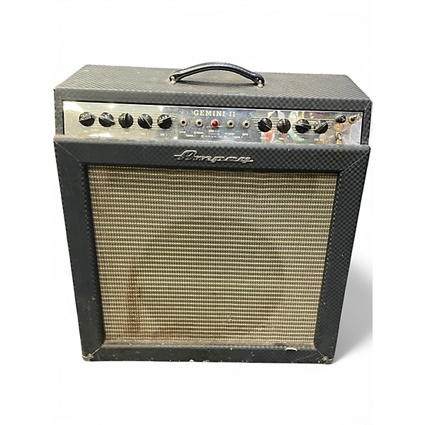 Vintage 1960s Ampeg G15 Gemini II Tube Guitar Combo Amp