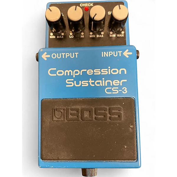 Used BOSS CS3 Compressor Sustainer Effect Pedal