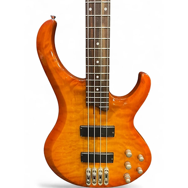 Used Ibanez BTB400QM ORANGE BURST Electric Bass Guitar 4 Used Ibanez BTB400QM ORANGE BURST Electric Bass Guitar