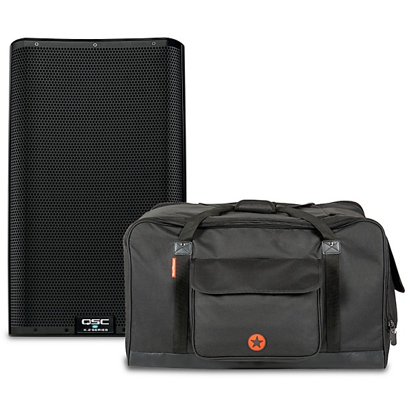 QSC K12.2 12 Powered Speaker With Road Runner Bag