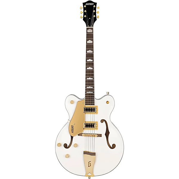 Gretsch Guitars G5422GLH Electromatic Classic Hollowbody Double-Cut With Gold Hardware Left-Handed Electric Guitar Snow Crest White 6 Gretsch Guitars G5422GLH Electromatic Classic Hollowbody Double-Cut With Gold Hardware Left-Handed Electric Guitar Snow Crest White