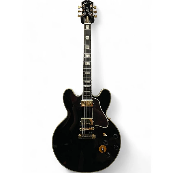 Used Epiphone BB King Lucille Black Hollow Body Electric Guitar