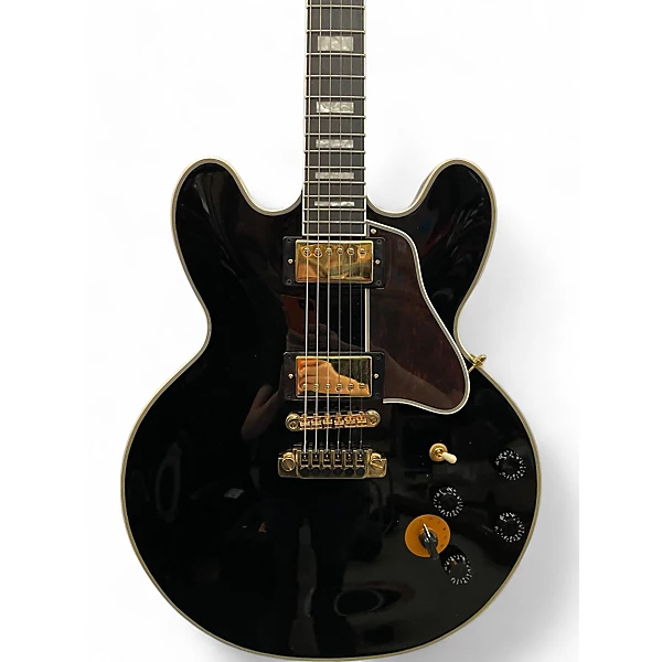 Used Epiphone BB King Lucille Black Hollow Body Electric Guitar 4 Used Epiphone BB King Lucille Black Hollow Body Electric Guitar