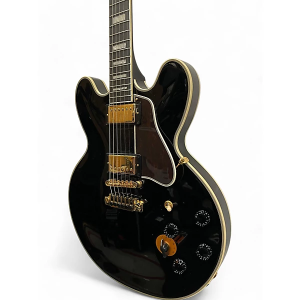 Used Epiphone BB King Lucille Black Hollow Body Electric Guitar 6 Used Epiphone BB King Lucille Black Hollow Body Electric Guitar