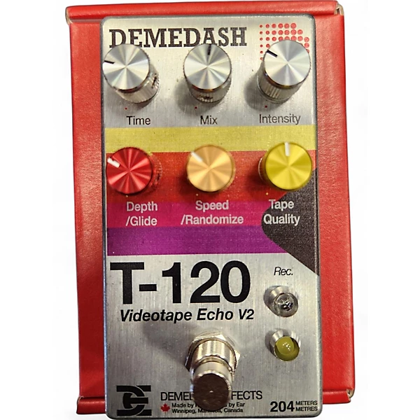 Used DEMEDASH T-120 VIDEOTAPE ECHO V2 Effect Pedal