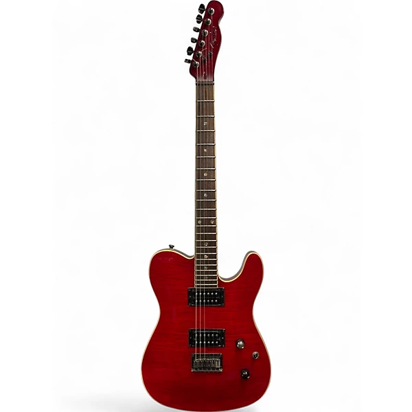 Used Fender Special Edition Custom Telecaster FMT HH Crimson Red Trans Solid Body Electric Guitar