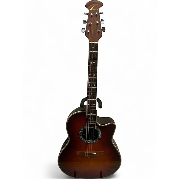 Used Ovation CC148 Celebrity Sunburst Acoustic Electric Guitar
