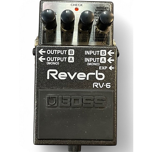 Used BOSS RV6 Digital Reverb Effect Pedal