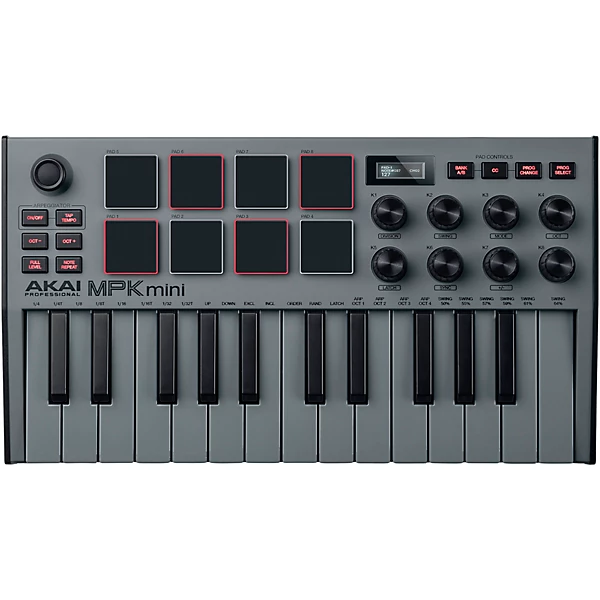 Akai Professional MPK mini mk3 Keyboard Controller Grey