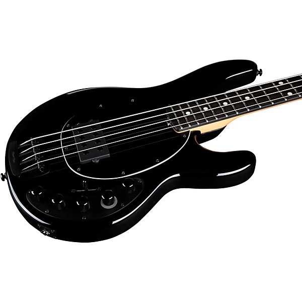 Ernie Ball Music Man DarkRay 4-String Electric Bass Obsidian Black 10 Ernie Ball Music Man DarkRay 4-String Electric Bass Obsidian Black