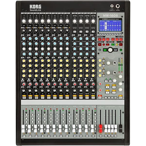 KORG MW-1608 SoundLink 16-Channel Hybrid Analog/Digital Mixer