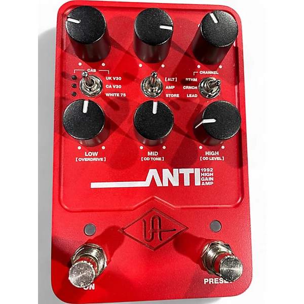 Used Universal Audio UAFX Anti 1992 High Gain Amp Effects Pedal (1) Effect Pedal