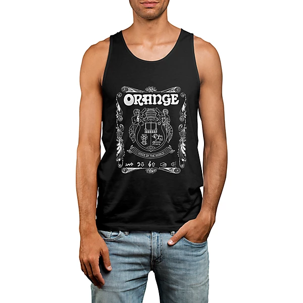 Orange Amplifiers Orange Crest Tank Top Medium Black