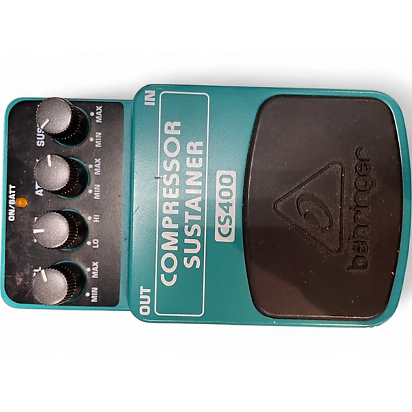Used Behringer CS400 Compressor Sustainer Effect Pedal
