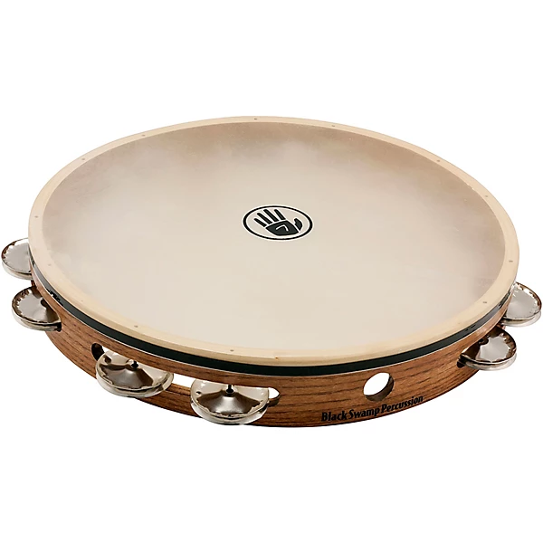 Black Swamp Percussion Black Swamp 12 single row tambourine 12 in. German Silver