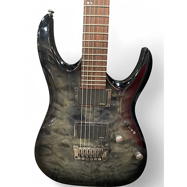 Used Ibanez RGA72TQM RG Series TRANSPERANT GRAY BURST Solid Body Electric Guitar 6 Used Ibanez RGA72TQM RG Series TRANSPERANT GRAY BURST Solid Body Electric Guitar