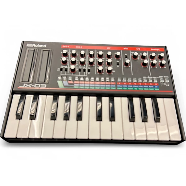 Used Roland JX03 W/ K25M Synthesizer