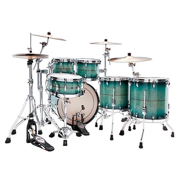Restock TAMA STAR Factory Vault - Maple 5-Piece Shell Pack With 22 Bass Drum Cerulean Birds Eye Maple Burst 4 Restock TAMA STAR Factory Vault - Maple 5-Piece Shell Pack With 22 Bass Drum Cerulean Birds Eye Maple Burst