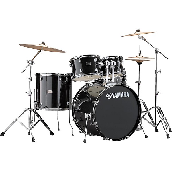 Yamaha Rydeen 5-Piece Shell Pack With 22 Bass Drum Black Glitter