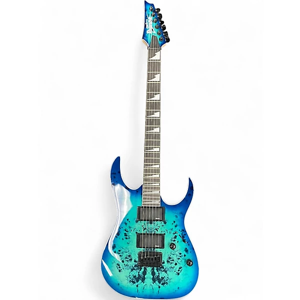 Used Ibanez GRGR221PA AQUA BURST Solid Body Electric Guitar