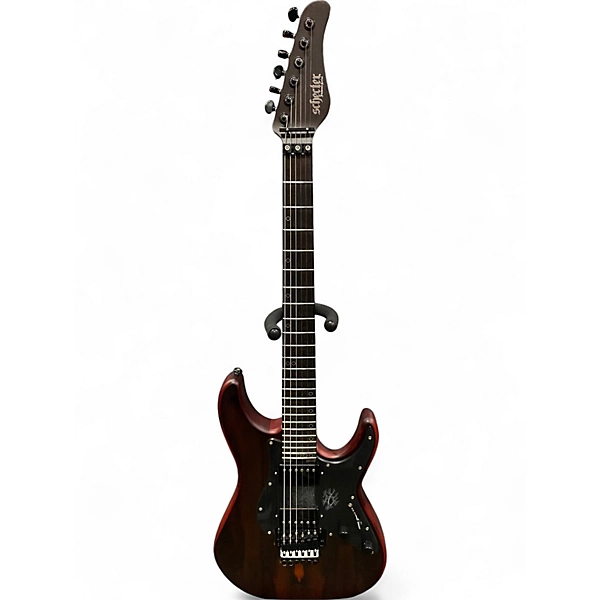 Used Schecter Guitar Research Sum Valley Super Shredder Exotic FR Ziricote Natural Solid Body Electric Guitar