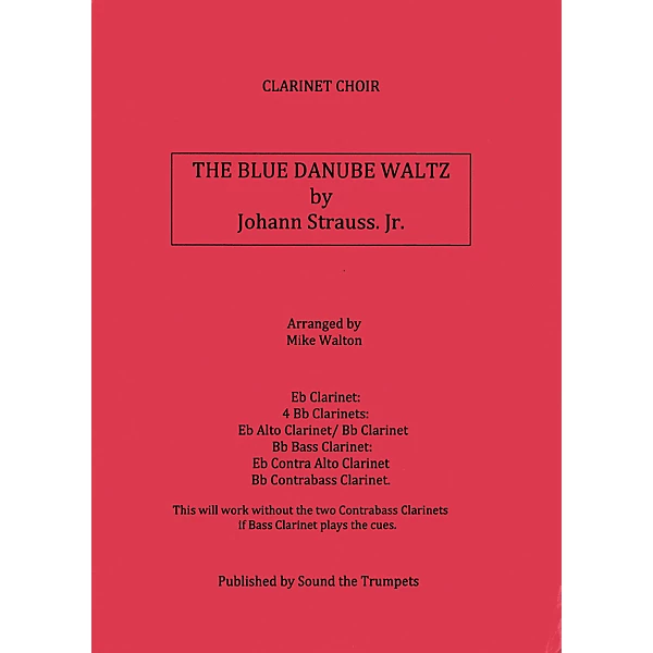 Carl Fischer Blue Danube Waltz (Book + Sheet Music)