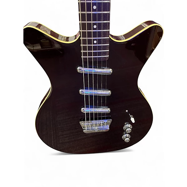 Used Danelectro '59 TRIPLE DIVINE Burgundy Solid Body Electric Guitar
