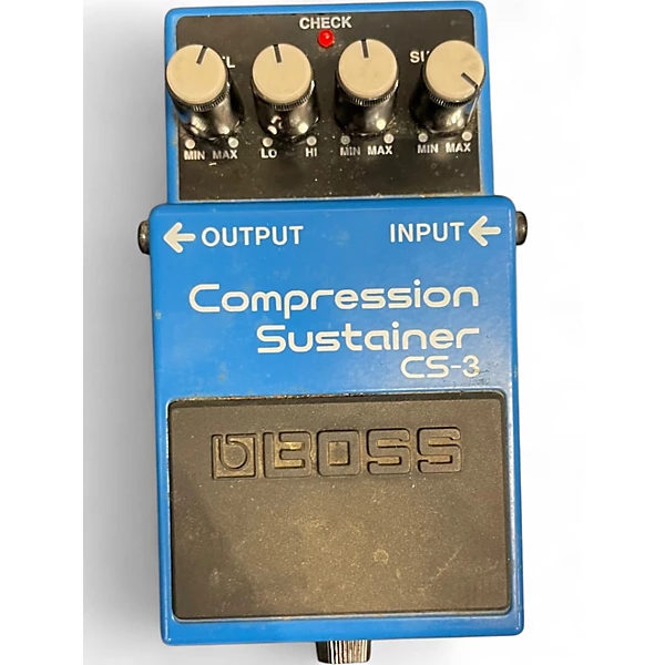 Used BOSS CS3 Compressor Sustainer Effect Pedal