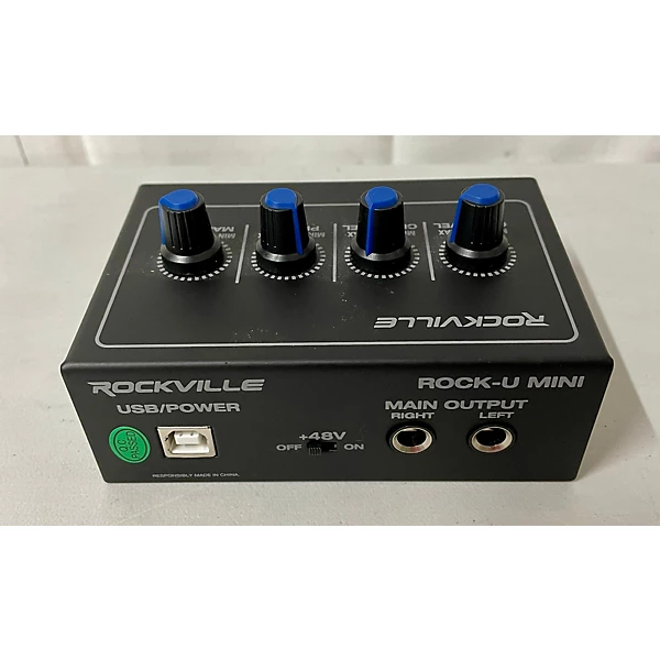 Used Rockville Rock-u Mini Audio Interface 4 Used Rockville Rock-u Mini Audio Interface