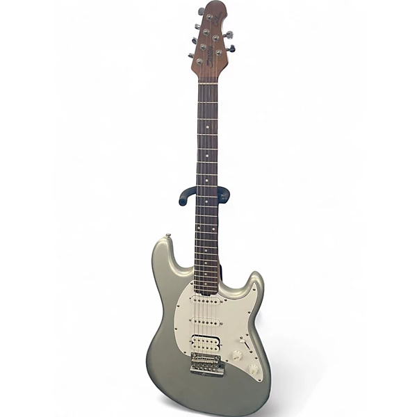 Used Sterling by Music Man cutlass Silver Solid Body Electric Guitar