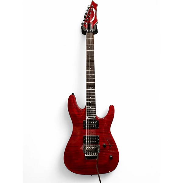 Used Dean C350F Red Solid Body Electric Guitar