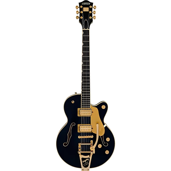 Gretsch Guitars Broadkaster Jr. LX Center Block with String-Thru Bigsby and Gold Hardware Electric Guitar Midnight Sapphire 6 Gretsch Guitars Broadkaster Jr. LX Center Block with String-Thru Bigsby and Gold Hardware Electric Guitar Midnight Sapphire