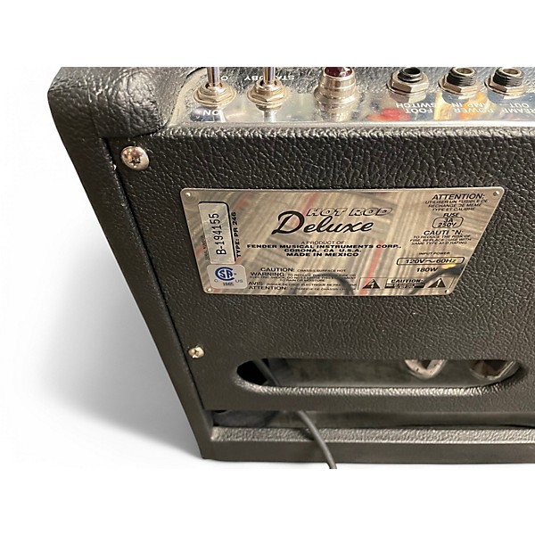Used 2004 Fender Hot Rod Deluxe 40W 1x12 Tube Guitar Combo Amp 6 Used 2004 Fender Hot Rod Deluxe 40W 1x12 Tube Guitar Combo Amp