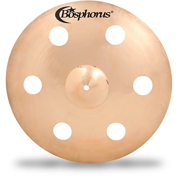 Bosphorus Cymbals Traditional FX Crash With 6 Holes 16 in.