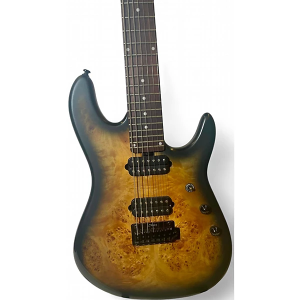 Used Sterling by Music Man Jason Richardson 7 string poplar burst Solid Body Electric Guitar 4 Used Sterling by Music Man Jason Richardson 7 string poplar burst Solid Body Electric Guitar