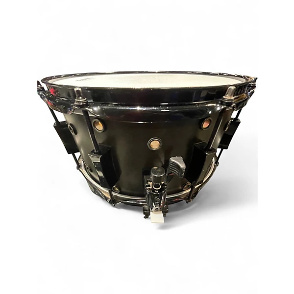 Used Pork Pie 13X7 Little Squealer Snare Satin Black Drum 4 Used Pork Pie 13X7 Little Squealer Snare Satin Black Drum