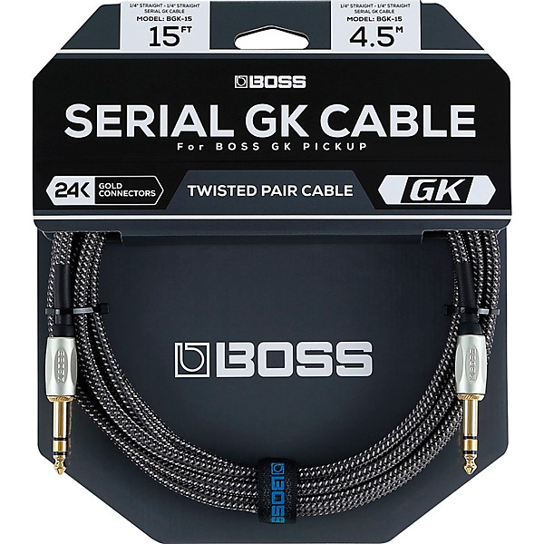 BOSS EBU TRS Digital Audio Cable 15 ft. Black