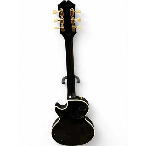 Used 2020s Epiphone LES PAUL CUSTOM P90 Black Solid Body Electric Guitar 4 Used 2020s Epiphone LES PAUL CUSTOM P90 Black Solid Body Electric Guitar