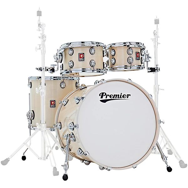 Premier Genista Classic Birch 4-Piece Shell Pack With 22 Bass Drum Ermine
